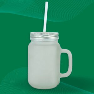 Tarro mason esmerilado