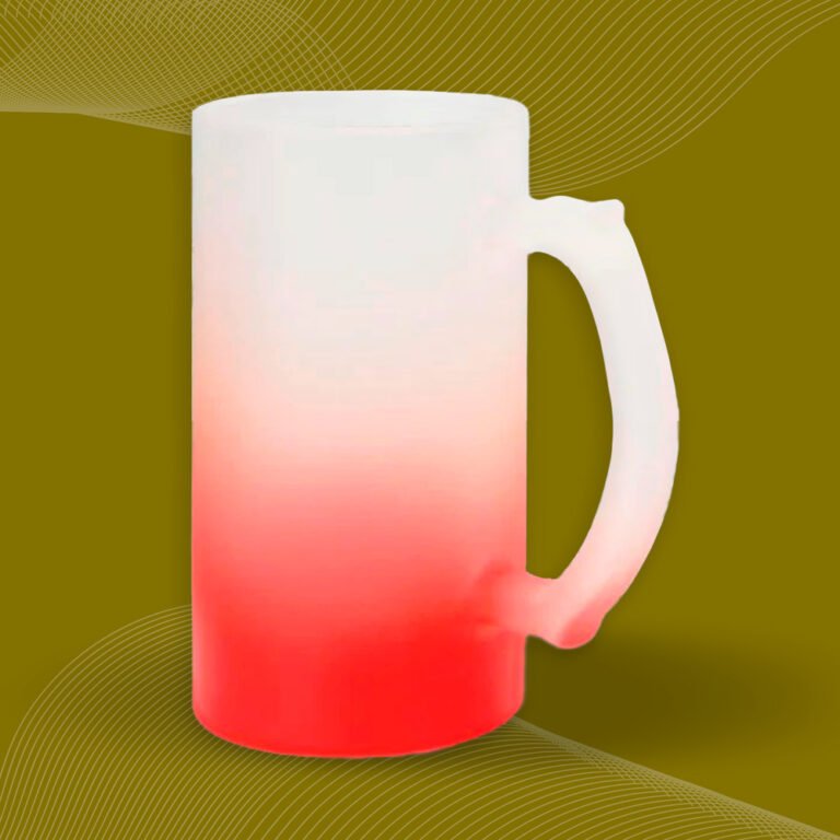 Tarro Esmerilado Rojo