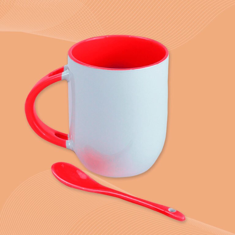 Taza Cuchara Roja