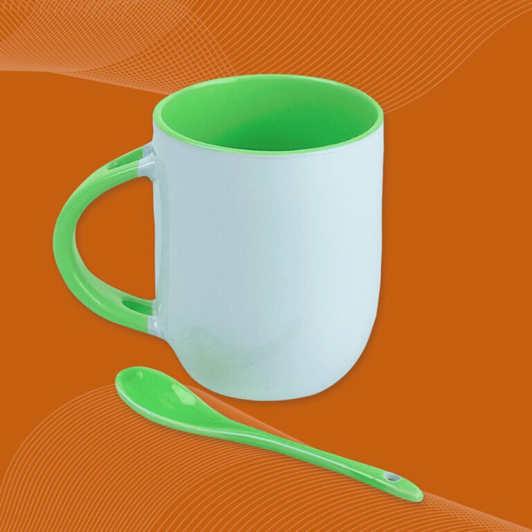 Taza Cuchara Verde Claro