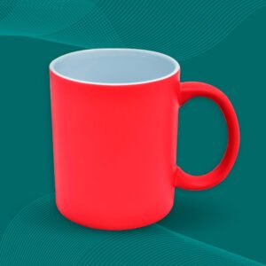 Taza mágica mate roja