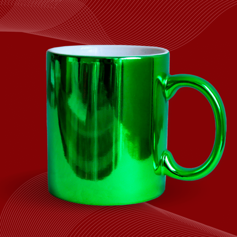 TAZA ESPEJO VERDE