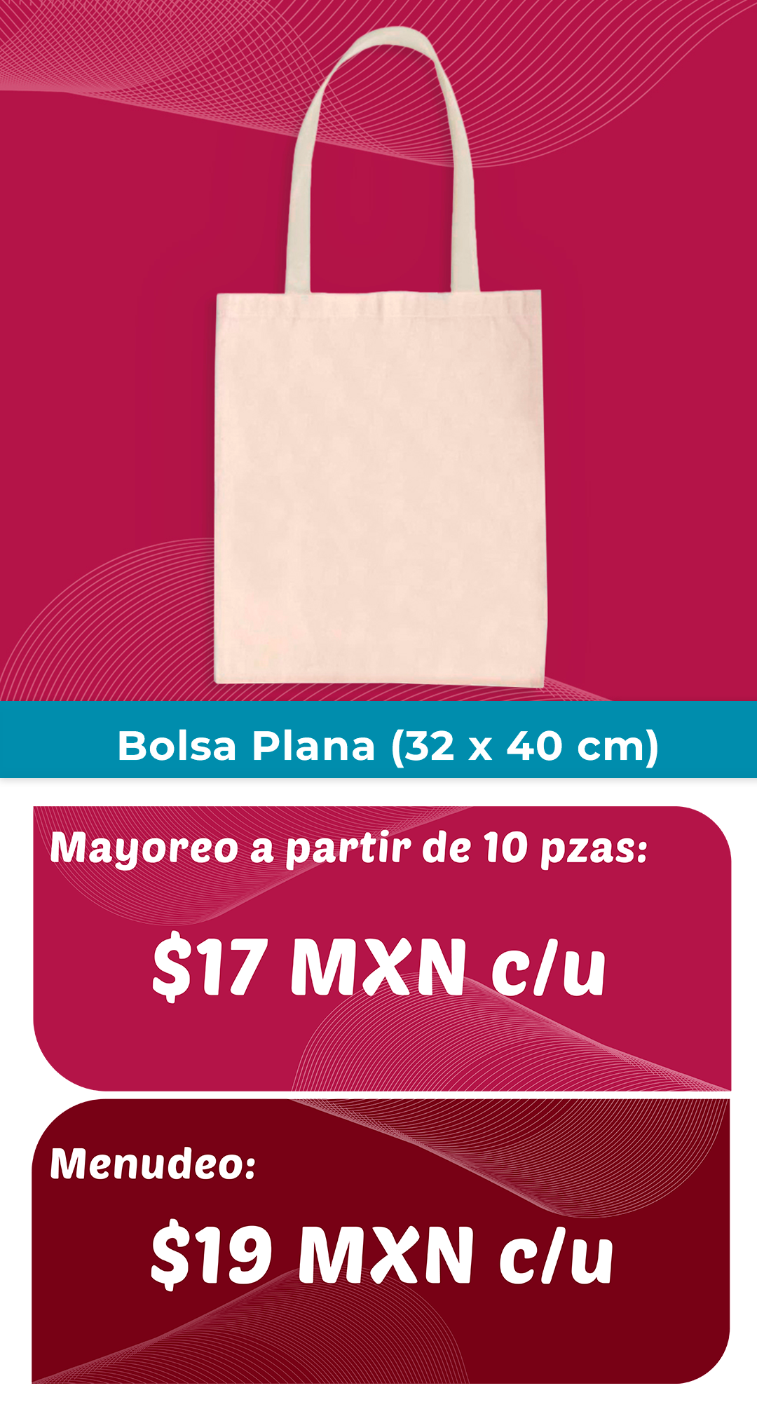 Bolsa plana