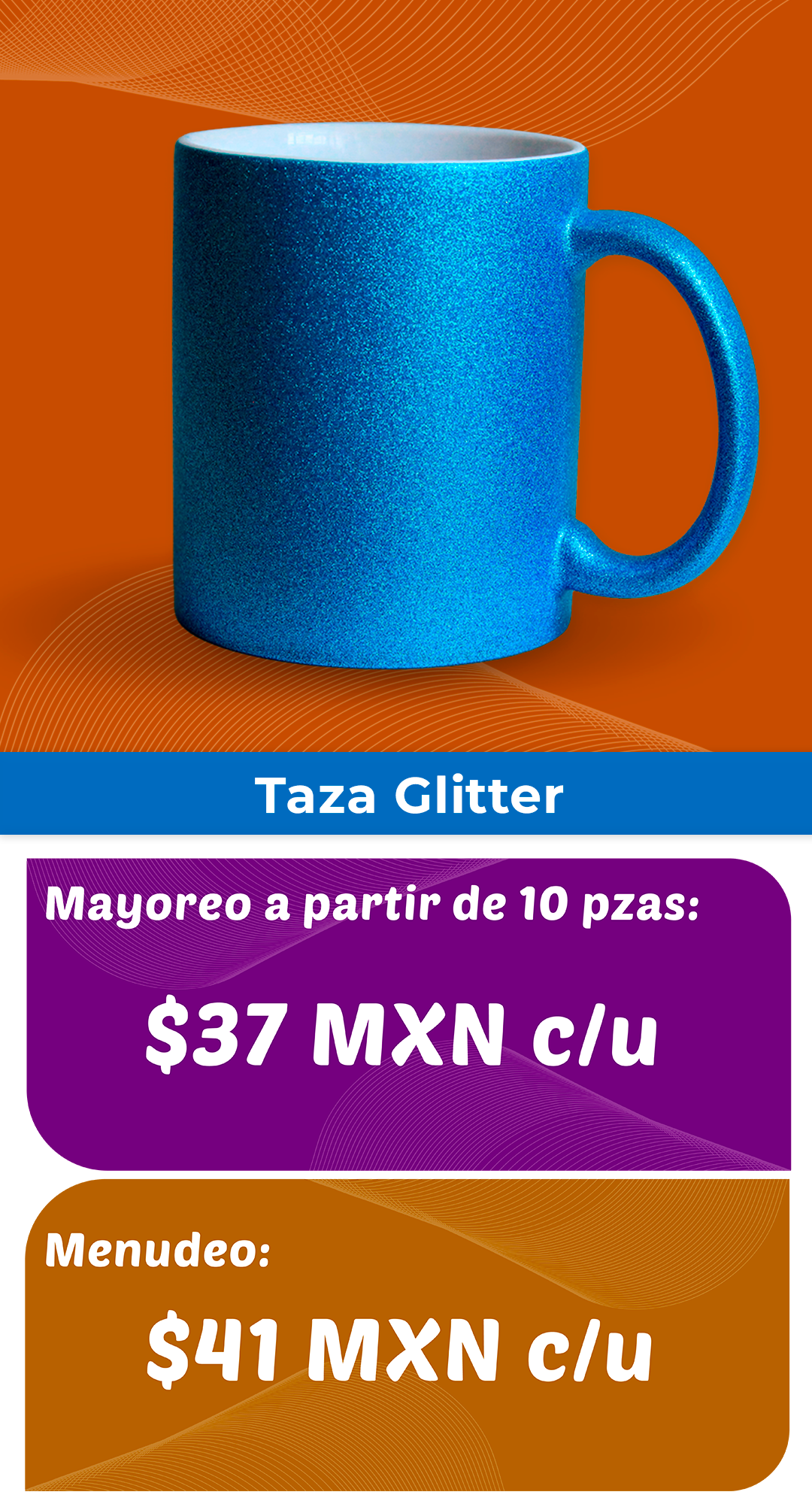 Taza glitter 2