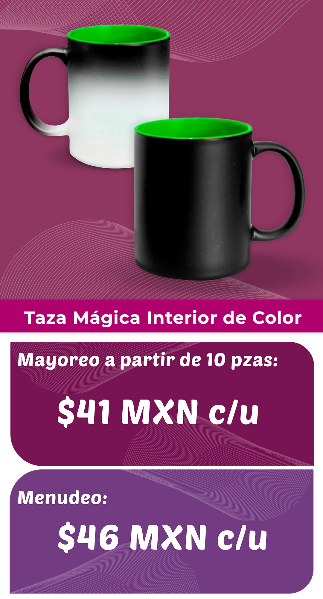 Taza magica color 3