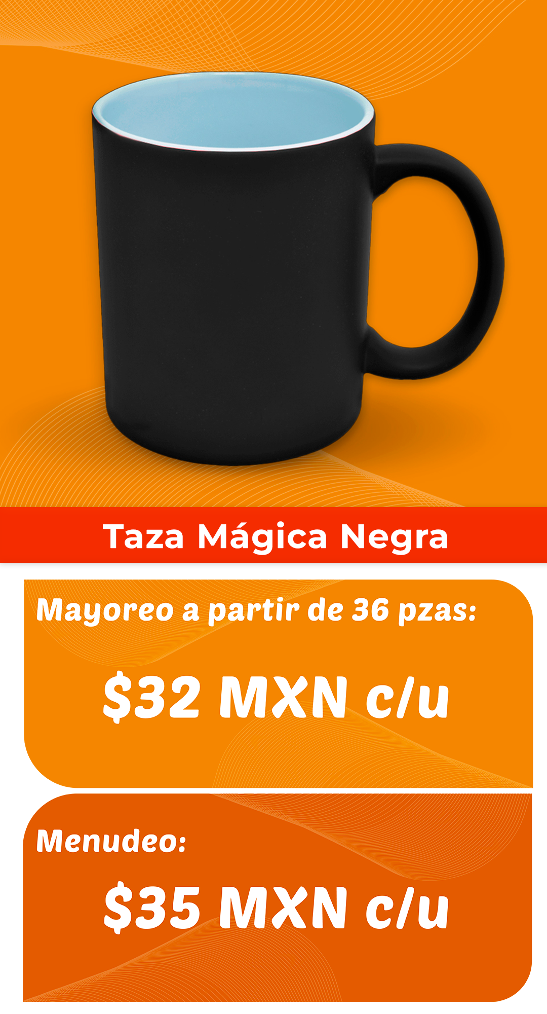 Taza magica negra