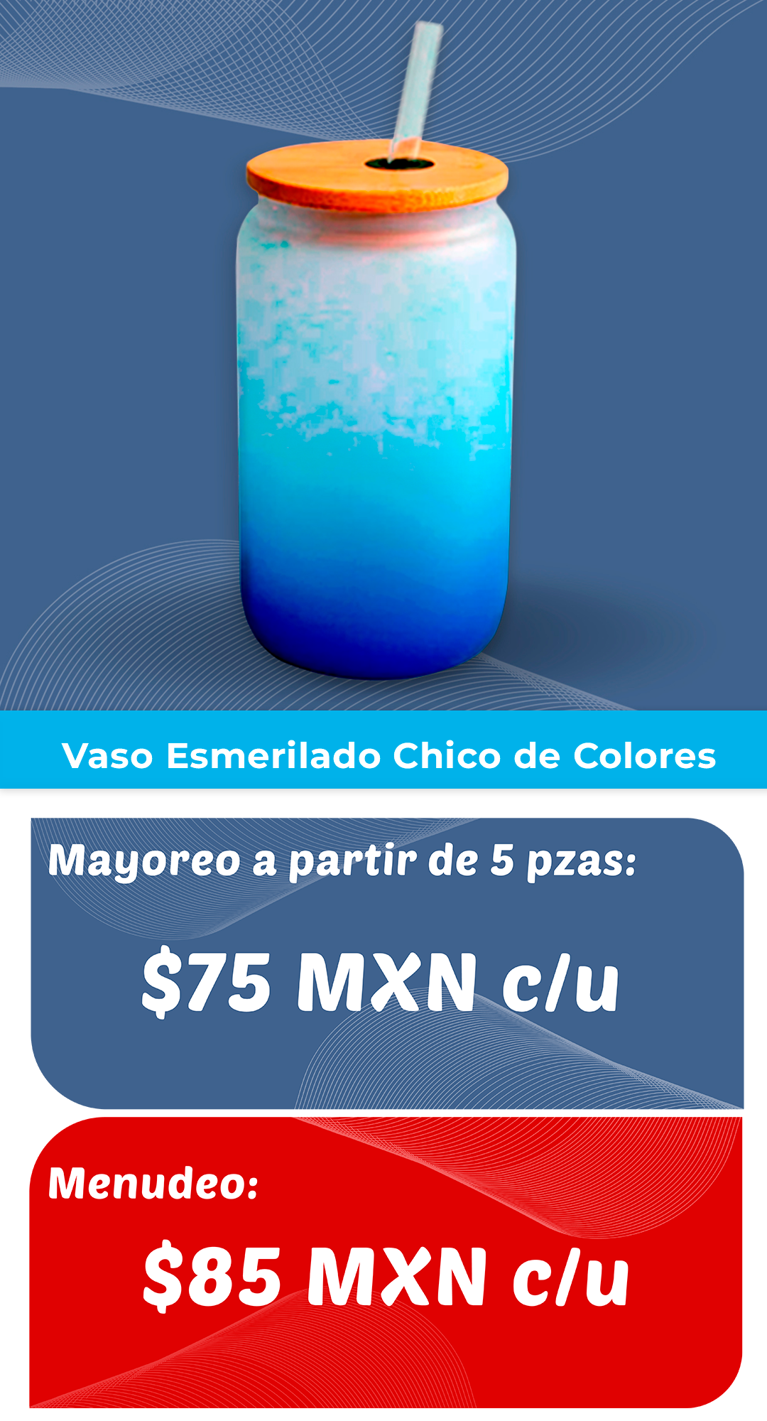 Vaso chico colores