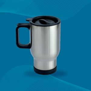 Termo de taza auto plateado paquete