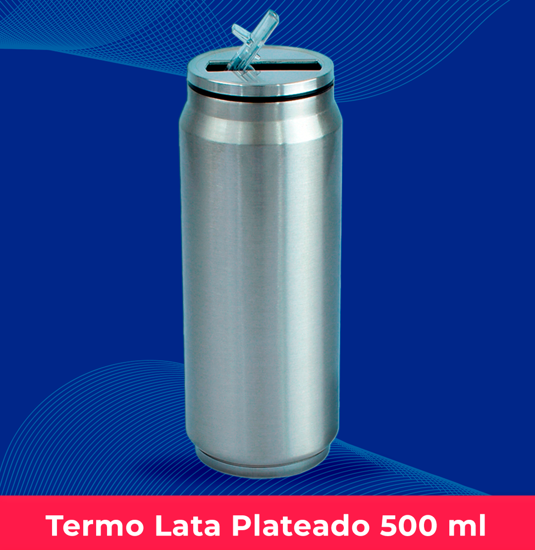 Termo g lata plata 500 ml b