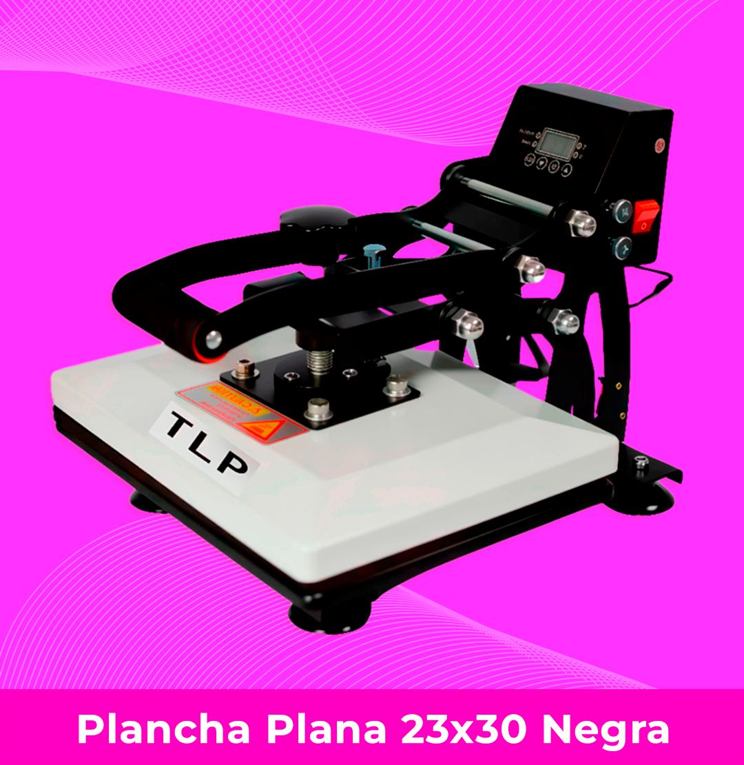 Plancha plana negra