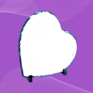 Piedra portarretrato corazón