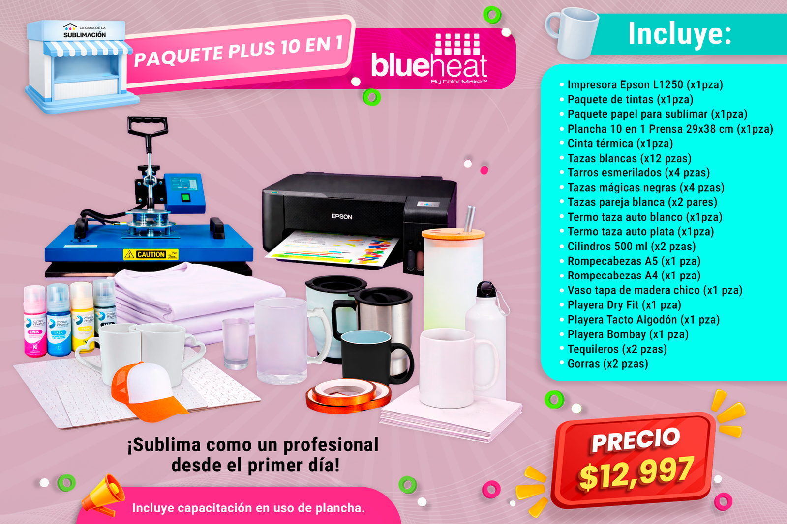 Paquete Plus medida plancha