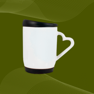 Taza Asa Corazón con Tapa Color Make