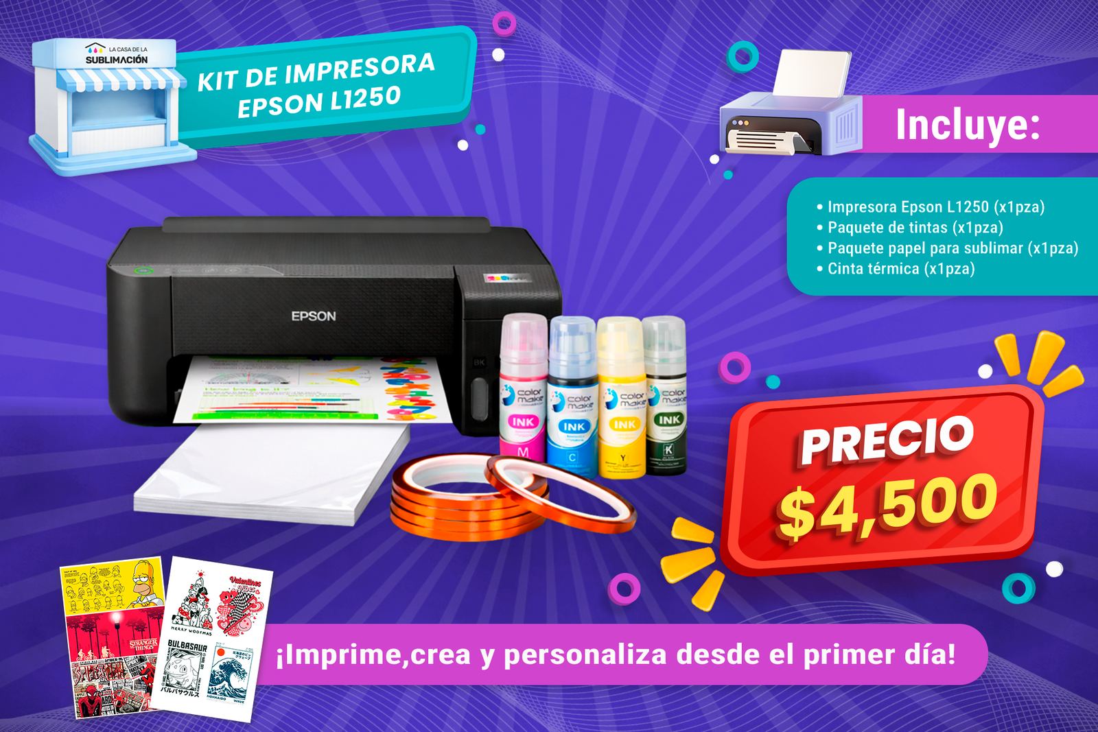 Kit impresora precio actualizado